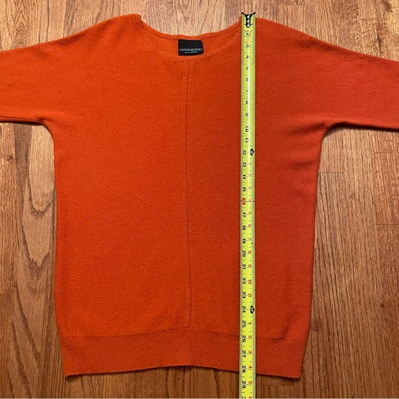 Cynthia Rowley Rust Cashmere Sweater size M - Picture 13 of 14